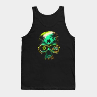 Chill Vibes Skull Tank Top